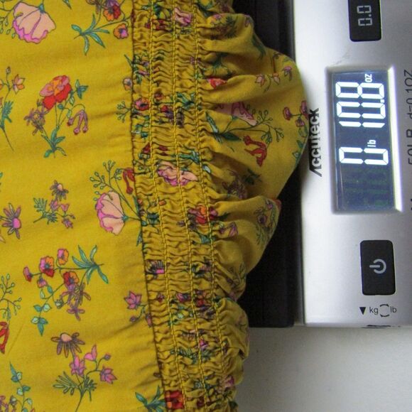 Matilda Jane Dress Medium Yellow Floral Fantasy Fancy Romantic Boho Cottage - Picture 14 of 14